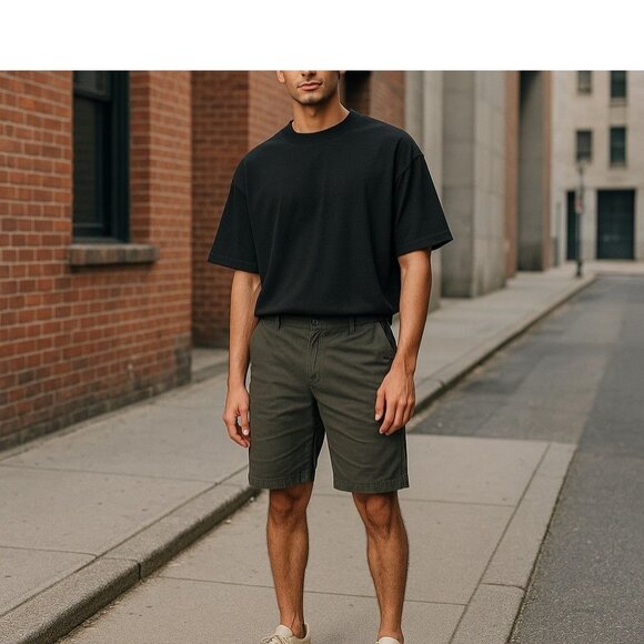 Wrangler Mens Cargo Shorts Size 48 Gray Nylon/Spandex Blend Made In Kenya - Picture 1 of 5